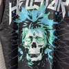 Magliette da uomo Hellstar Shirt Electric Kid Manica corta Tee Washed Do Old Black Hell Star Maglietta Uomo Donna Abbigliamento VSMF