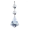 Żyrandol Crystal 10pcs 30 mm przezroczyste części fasetowane wisiorki pryzmaty wisząca kula oświetlenia feng shui suncatcher ślub domowy