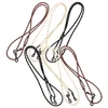 Tillbehör 6 PCS Sportsglasögon Rop Solglasögon Flexibla lanyards Gelglasremmar Mänglasögon Silikonmanhållare