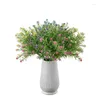 Dekorative Blumen, 33 cm, 7 Zweige, künstlicher Schleierkraut-Blumenstrauß, Emulation Gypsophila, Hochzeitsdekorationen für Heimdekoration, Schlafzimmer