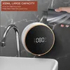 Dispenser di sapone liquido da 300 ml montato a parete con rilevamento automatico senza contatto elettrico intelligente per uso domestico