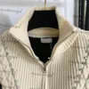 Fashion Crystal Sweaters Womens Zipper Coats Classic broderi tröja personlighet Knit charm flickor tröja jacka jacka