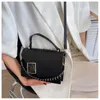 Cross Body Harte Büchertasche Nähtasche einzelne kreuzförmige Tasche quadratische Schnalle tragbare Umhängetaschecatlin_fashion_bags