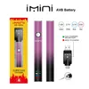 Authentic Imini Vape Battery 510 Filetage Batterie Préchauffage 380mAh 1,8 V-3.6 V Tension variable Tension USB Charge USB pour 510 cartouches d'huile d'épaisseur USA USA Thailand CZ Vaper Allemagne