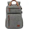 Backpack Men's Computer 15.6 Inch Laptop Waterproof Oxford Cloth Casual Business Anti-theft Travel
