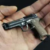 Gun Toys Portable Gun Model Keychain G17 Pistol Shape Keychain Mini Metal PUBG M29F Desert Eagle Shell Ejection Free Assembly006