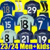 New 23 24 Enzo Nkunku Soccer Jerseys Retro Collection Kante CFC Mudryk Gallagher Sterling Jersey 2023 2024 Fofana Football Shirt Cucurella Men Kids Kits