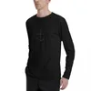 Polos pour hommes Captain Haddock Anchor Shirt T-shirts à manches longues Noir T Vêtements esthétiques Chemises surdimensionnées Mens Graphic