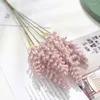 Decorative Flowers 24 Branch Fake Flower Wheat Spike Artificial Living Room Potted Arrangement Wedding Decoration Height 31cm