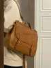 Cross Body 2023 Style britannique Sac souple pour femme Manteau et sac marron vintage Sac décontracté pour femme Petite femme et haut Bagcatlin_fashion_bags