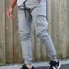 Pantalons pour hommes Pantalons de survêtement pour hommes Pantalons de survêtement pour hommes Slim Fit Pantalons d'entraînement pour hommes Multi-poches Casual Skinny Hommes Zipper Design