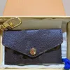 Borsa portachiavi portamonete in lega di alfabeto in pelle di alta qualità di design per portachiavi amante Accessori moda Chiavi per auto di marca per regalo