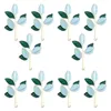 Broches 10 pièces belle fleur élégante mode épinglettes pour sacs à dos bijoux de mariage mignon plante Badge