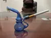 Mini filtered tar glass hookah pipe handicraft cigarette holder and smoking set