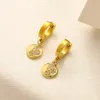 Designer Love Gift Earrings Brand Logo 18K Gold Plated Earrings High Quality Stainless Steel Waterproof Jewelry 2023 Womens Summer Travel Stud Earrings