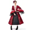 Halloween Costume Women Designer Cosplay Costume Spanish Gothic Lace Court Dress Halloween Costume New Victorian Court Dress