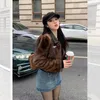 Winter Premium Lapel Short Fur A luxury CC quasi-luxury brand fur high quality luxury zipper lapel vintage