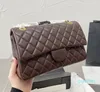 Clássico dupla aba acolchoada sacos de ouro ferragem turn lock crossbody bolsas ombro 15 cores pode escolher designer luxo