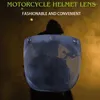 Motorcykelhjälmar Motorcyklar Hjälm Visor Shield- 3-Snap Design Open Face Men Gift