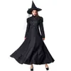 Halloween Costume Women Designer Cosplay Costume Wizard of Oz Halloween Costume Stage Performance Adult Cosplay Black Witch Witch Plays Parent-Child Costume