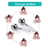 Gezichtsmassageapparaat IJsbollen Koude roestvrijstalen roller Skin Beauty Spa Koeling Globe Massagebal Gezichtsverzorging Cryo Freeze Stick 231023