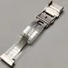 Watch Bands Adjustable Buckle 316L Stainless Steel Clasp For Watchbands Metal Polished Button Men Accessories