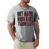 Herrpolos träffar hård körning snabb sväng vänster t-shirt snabbtorkande kort smala passform t-skjortor för män