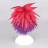 Anime Game No Life Sora Fluffy Layered Mixed Color Heat Resistant Synthetic Hair Wigs+free Wig Cap Cosplay Wig