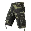 Men's Shorts Camouflage Cargo Mens 2023 Summer Multi Pocket Tactical Military Short Pants Men Cotton Outdoor Casual