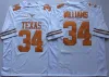 CUSTOM Cheap NCAA Vintage Texas Longhorns College Jerseys Football 10 Vince Young 34 Ricky Williams 20 Earl Campbell Yellow White Stitched J