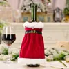 منتج جديد لعيد الميلاد ديكور عيد الميلاد فستان زجاجة النبيذ