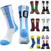 Sports Socks Yellow nummer 10# 7# Barn Soccer Blue Mens Football Short Outdoor Running Fastdrying Breattable Nonslip 231023