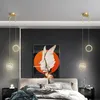 シャンデリアはアートシャンデリアペンダントランプランプランプ照明部屋の装飾ベッドルームモダンベッドサイドクリエイティブスタースカイラグジュアリーブラックスタディリビングロングライン