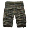Men's Shorts Summer Frock Five-minute Pants Multi-pocket Trend Casual Loose Camouflage Large Size Plaid Breeches