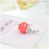 Jewelry Settings South Korea Version S925 Pearl Diy Holders Accessories Mini Heart-Shaped Pendant Gift Wholesale Manufacturers Mount F Dhydm