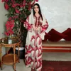 Etnik Giyim Abaya Dubai Türkiye Arap Müslüman Müttefik Elbise Fas Giz Elbise Kadınlar İçin Kaftan Parti Vestidos Robe Kimono Femme