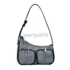 Totes New Women's Denim Shoulder Bag Fashion Women's Handbag Quality Zipper Underwear Bag Women's Designer Bagqwertyui879