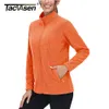 Kvinnors ull blandar tacvasen springautumn lätta fleece jackor kvinnor sport varma tröjor termiska casual turtleneck tröja rockar toppar 231021