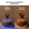 Essential Oils Diffusers Wood Grain Humidifier 300ml USB Aroma Diffuser Atomizer Household Hydrating Instrument Desktop 231023