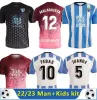 23/24 CF MALAGA SOCCER Jerseys 2023/2024 Away Juanpi Luis Munoz Febas Adrian Football Shirt Burgos Juankar Camiseta de Futbol Juande Febas Minofors Men Kid Kit Kit Kit Kit Kit Kit Kid