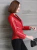 Frauen Leder 2023 Leder Jacke Echt Schaffell Mantel Weiblichen Koreanischen Bomber Jacken Frühling Herbst Frauen Echtes 4xl M