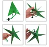 Kerstversiering Pentagram Hangend Papier Ster Hangend Plafond Laser Pentagram Kersttuin Woondecoratie SN6277