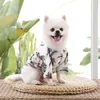 Hundebekleidung, Sommer-Katzen, coole Shirts für Haustiere, hawaiianische Strand-Druck-Kleidung, Kätzchen, Reisen, Urlaub, Blumen-T-Shirt, Kitty-Welpe, kleines Kostüm