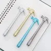 Ballpoint Pens Creative Simulation Hammer Gel Pen Stationery Learning Shool Office Gift Graffiti Writing Tool Metal Signature 231023