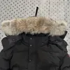 Puffer Ceketler Erkekler Tasarımcı Gerçek Çakal Kürk Açık Wyndham Windinger Jassen Dış Giyim Kapşonlu Fourrure Mantau Aşağı Ceket Hiver Parka Doudoune Kaz