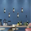 Tabletop Wine Racks Hanging Kitchen Supplies Metal Rack Organizer Wall Mounted Red Bottle Display Holder 231023