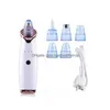 Cleaning Tools & Accessories Blackhead Face Skin Vacuum Pore Cleaner 5 Suction Acne Pimple Removal Tool Mini Facial Steamer Drop Ship Dhq4N