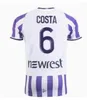 23 24 Toulouse Futebol Jerseys Terceiro 3º Donnum Dallinga Home Away Maillot de Foot 2023 2024 Homens Kit Camisa de Futebol Uniforme Cissoko Onaiwu Chaibi Abouhlhl Nicolaisen