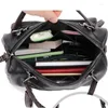 حقائب المساء نساء 2024 تصميم كيس كتف من الجلد الناعم سعة كبيرة حقيبة يد متعددة الاستخدامات متوسطة العصر الأم
