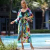 Saia de roupa de banho feminina praia protetor solar blusa cinto cardigan férias maiô biquíni xale pijama